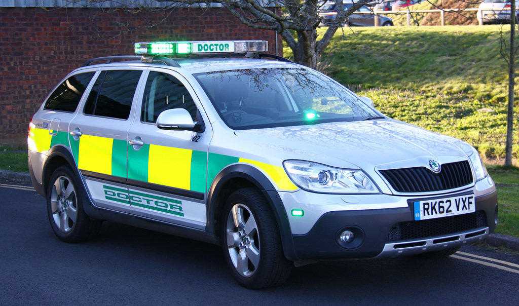 Doctor's response car on the Isle of Wight (stock photo)