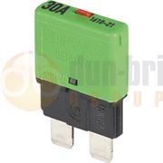 E-T-A 1610-21-30A 1610 (SAE Type III) Thermal Circuit Breaker - 30 Amp / Light Green (Pack of 1)