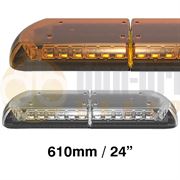 ECCO 12+ Series Vantage™ 610mm AMBER LED Lightbar R65 12/24V