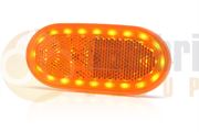 WAS 1386 W197 LED SIDE MARKER Light with REFLECTOR Fly Lead 12/24V