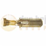 Durite 0-011-22 6.3mm Un-Insulated MALE BLADE Terminal (LOCKING) for 1.0-2.5mm² Cable (50 Pack)