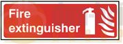 DBG FIRE EXTINGUISHER Sign 360x120mm (Foamex) - Pack of 1