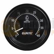 Durite 0-523-70 12/24V 0-4000rpm Illuminated Tachometer without Hour Meter