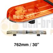 LAP Electrical HURRICANE TITAN 762mm AMBER 3-LED Lightbar R65 12/24V