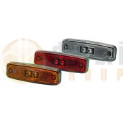 Truck-Lite/Rubbolite M890/M891 Series LED Marker Lights w/ Reflex
