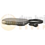 LED Autolamps MLB246 246mm LED R65 Magnetic Mount AMBER/CLEAR Mini Lightbar 12/24V - MLB246R65ABM-VM