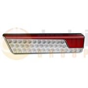 LED Autolamps 355ARWML 355 Series LH LED REAR COMBINATION Light with DYNAMIC INDICATOR & REVERSE (Fly Lead) CHROME 12/24V