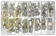 DBG 1023.DB33 Assorted OPEN END COPPER TUBE RING Terminals - Box of 100