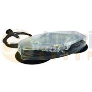 LED Autolamps EQR10-355AVM DiamondBack 335mm AMBER/CLEAR Magnetic Mount LED Mini Lightbar 12/24V