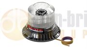 Redtronic BTN1-110-AC SINGLE BOLT AMBER/CLEAR LED Beacon R65 12/24V