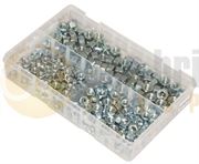 DBG UNC Full Hex Nut - Zinc Plated Steel - Assorted Box of 300 - 1023.5242