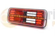 WAS W194 LH/RH LED Rear Combination Light with Reverse & Fog 12/24V - 1360 L/P
