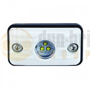 LED Autolamps 7815WM (77mm) 3-LED Heavy-Duty Compact Scene Light WHITE 900lm 12/24V
