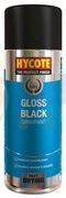 Hycote 865766 Gloss Black Automotive Paint - 400ml Aerosol