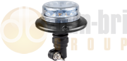 Durite 0-445-59 Dual Coloured DIN Pole (Flexi) Amber/Green LED Beacon R10 12/24V