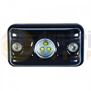 LED Autolamps 7815BM (77mm) 3-LED Heavy-Duty Compact Scene Light BLACK 900lm 12/24V