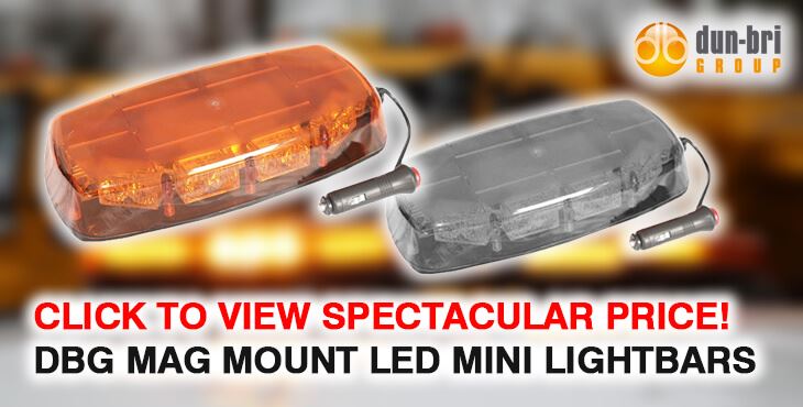 DBG Magnetic Mount LED Mini Lightbars