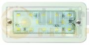 LED Autolamps 148 Series 15-LED Rectangular Interior Light White (148mm) 12V - 185 Lumens - 148WW12