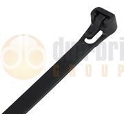 DBG Releasable Cable Ties (Type B) 150mm x 7.6mm Black (Pack of 100)