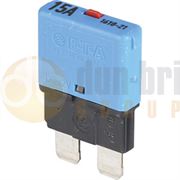 E-T-A 1610-21-15A 1610 (SAE Type III) Thermal Circuit Breaker - 15 Amp / Blue (Pack of 1)