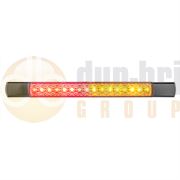 LED Autolamps 285 Series (285mm) Slim LED REAR COMBINATION Light Black Housing Fly Lead 12V - 285BAR12