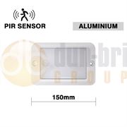 DBG PEGASUS 150mm WHITE ALUMINIUM LED Interior Panel Light w/ PIR Sensor 750lm 10-30V