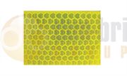 Avery Dennison Visiflex V-8000 FLUORESCENT YELLOW-GREEN Reflective Side Marking Prismatic Tape 12.5m Roll - Pack of 1