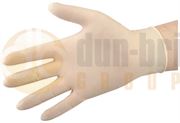 DBG 800.1130PF White Powder Free Latex Disposable Gloves - Extra Large (Pack of 100)