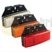 LED Autolamps 1490/1491 Series LED Marker Lights w/ Reflex