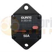 Durite 0-383-55 Panel Mount Hi-Amp Circuit breaker Panel Mount 12/24 volt 50A