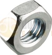 DBG M6 Half Lock Nut - Zinc Plated Steel - Pack of 200 - 1025.5372/200