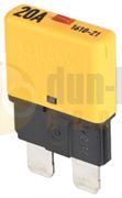 E-T-A 1610-21-20A 1610 (SAE Type III) Thermal Circuit Breaker (20 Amps) - Yellow