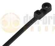 DBG Screw Mounted Cable Ties 110mm x 2.5mm Black (Pack of 100)