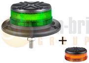 WEB BUNDLE - DBG Slimline SINGLE BOLT GREEN LED Beacon R10 10-30V