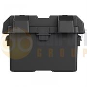 DBG Black Snap Top Battery Box with Strap (359 x 254 x 267mm) - 996.359