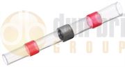 DBG 530.1212/100 RED HEAT SHRINK INSULATED SOLDER BUTT Connector (0.5-1.5mm² Cable) - Pack of 100
