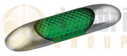 LED Autolamps 68 Series 16-LED Step/Courtesy Light GREEN (100mm) 12V - 68G