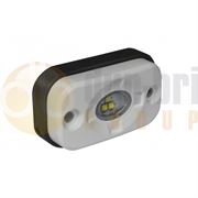 LED Autolamps 7705 Series 3-LED Heavy-Duty Compact Scene Light White 12/24V - 302 Lumens  - 7705WM