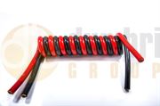DBG 1030.938 3m Red & Black (25mm²) Coiled Electrical Battery Cable (Bare Ends)