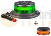 DBG Slimline MAGNETIC MOUNT GREEN LED Beacon R10 10-30V