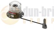 Redtronic BTNM-110-AC MAGNETIC MOUNT AMBER/CLEAR LED Beacon R65 12/24V