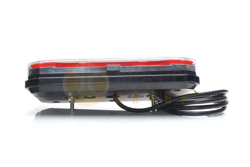 WAS 1290 L/P W185 Series LED REAR COMBINATION Light with REVERSE & FOG Fly Lead 12/24V