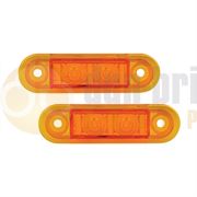 LED Autolamps 7922 Series LED Side Marker Lamp (Twin Pack)
