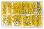 DBG 1023.DB8 Assorted YELLOW INSULATED CRIMP Terminals - Box of 260