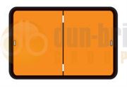 DBG 350.764A ADR Hazchem Board 400x300mm ALUMINIUM (Vertical Fold) - Pack of 1