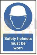 DBG SAFETY HELMETS Sign 360x240mm (Self Adhesive) - Pack of 1