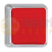 LED Autolamps 125CRME SINGLE 125mm LED Stop/Tail Light w/ Chrome Bezel [Fly Lead]