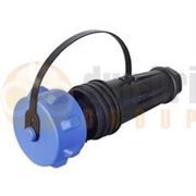 Durite 0-463-29 3-Pin Waterproof (IP68) Heavy Duty Plastic Trailing Socket 12/24V