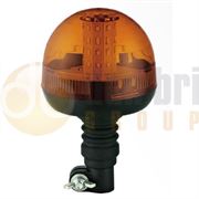 LAP Electrical RCB040LEDA 'Agri' FLEXI DIN POLE MOUNT AMBER LED Beacon R10 10-30V