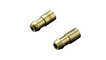 DBG Brass Bullet Female Single Sleeve Connector Pack of 50 Un-Insulated Terminal